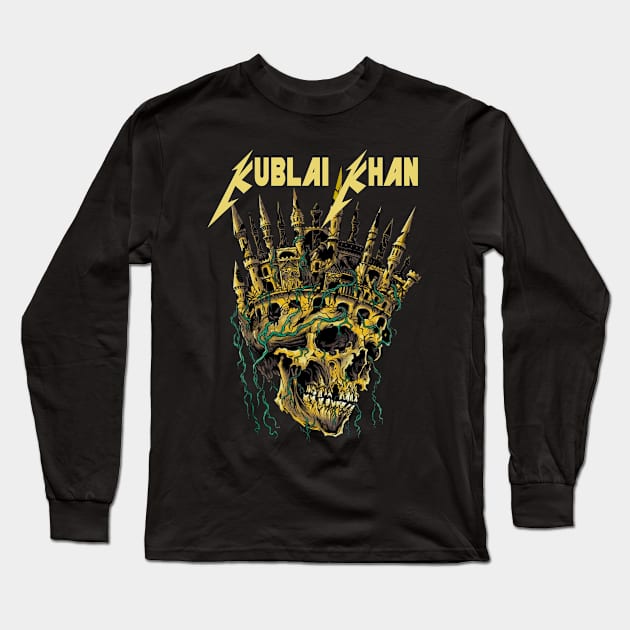 KUBLAI KHAN VTG Long Sleeve T-Shirt by rdsgnnn